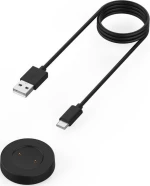 Φορτιστής Καλώδιο Type C & Αντάπτορας Μαύρο (Huawei Watch GT/GT2)