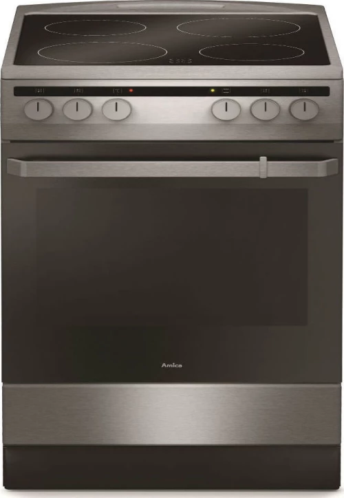 Amica Κουζίνα 65lt με Εστίες Κεραμικές 508CE2.30EH XV