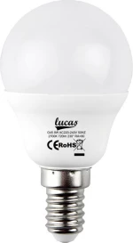 Lucas Λάμπα LED για Ντουί E14 και Σχήμα G45 Ψυχρό Λευκό 900lm