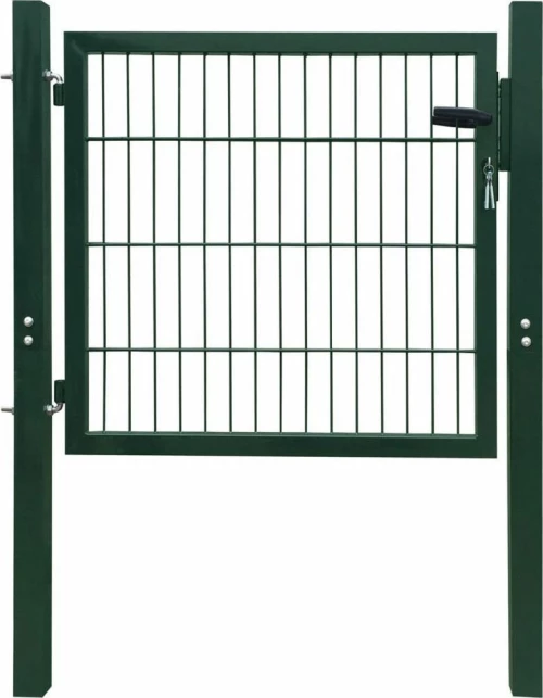 vidaXL Πόρτα Περίφραξης Πράσινη 130x106cm 141747