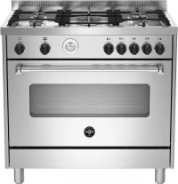 La Germania Κουζίνα Αερίου 115lt με Εστίες Αερίου AMN96 5 G X T