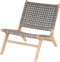 Πολυθρόνα Από Ξύλο Teak / Ακακία (66X80X78)- Jk Delhi Lounge
