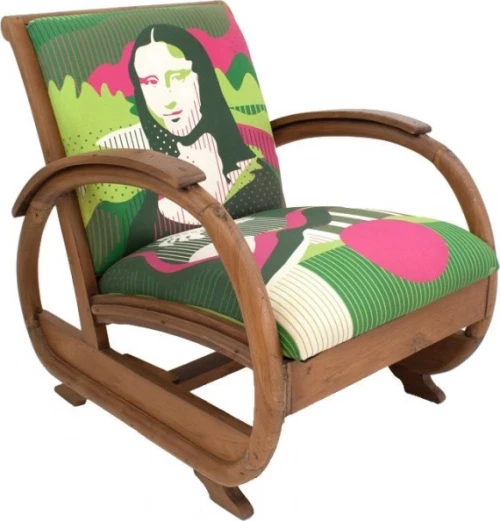 Πολυθρονα Mona Lisa Teak Μήκος: 73 Cm, Πλάτος: 60 Cm, Ύψος: 70 Cm