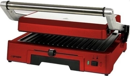 Gruppe AJ5002A Τοστιέρα Γκριλιέρα με Αποσπώμενες Πλάκες για 4 Τοστ 2000W Red