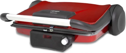 Gruppe T38 Τοστιέρα Γκριλιέρα με Αποσπώμενες Πλάκες για 2 Τοστ 1800W Red