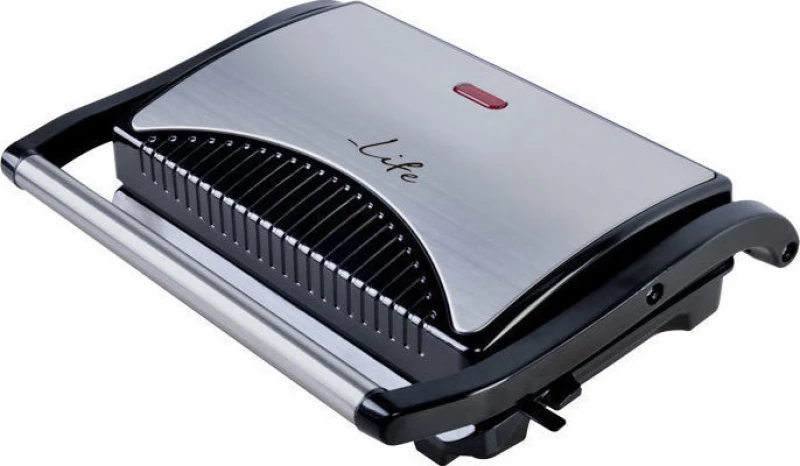 Life STG-100 Τοστιέρα για 2 Τοστ 700W Inox