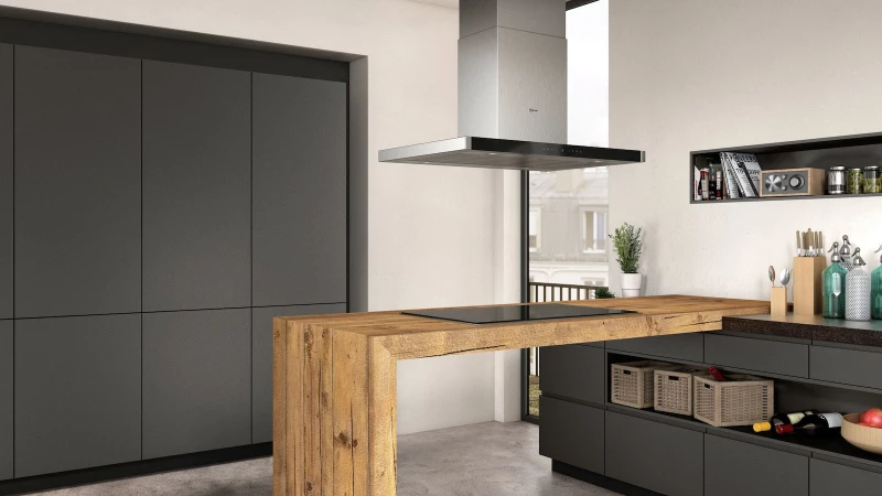 Απορροφητήρας Νησίδα Neff I96Bmp5N0 Inox 90Cm
