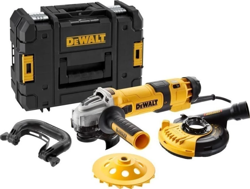 Dewalt DWE4257KT Τροχός 125mm Ρεύματος 1500W με Ρύθμιση Στροφών