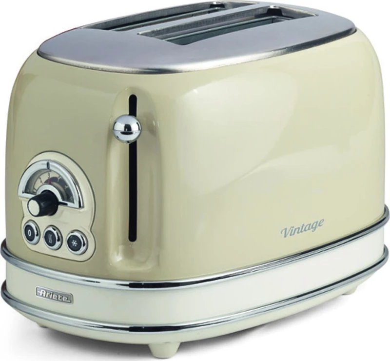 Ariete Vintage 155/03 Φρυγανιέρα 2 Θέσεων 810W Μπεζ