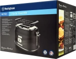 Φρυγανιέρα 2 Θέσεων 815 W Χρώματος Μαύρο Westinghouse Wkttb857Bk