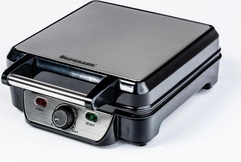 Ravanson Gr-7030 Waffle Iron 4 Waffle(S) Black 1100 W