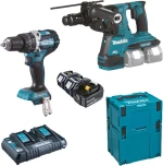 Dlx2280Ptj - Σετ 18V Brushless + 3 Μπαταριες X 5.0Ah Makita