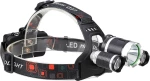 GloboStar Φακός Κεφαλής Επαναφορτιζόμενος Led 3000lm XML2-T6 Chip 30Watt 79057