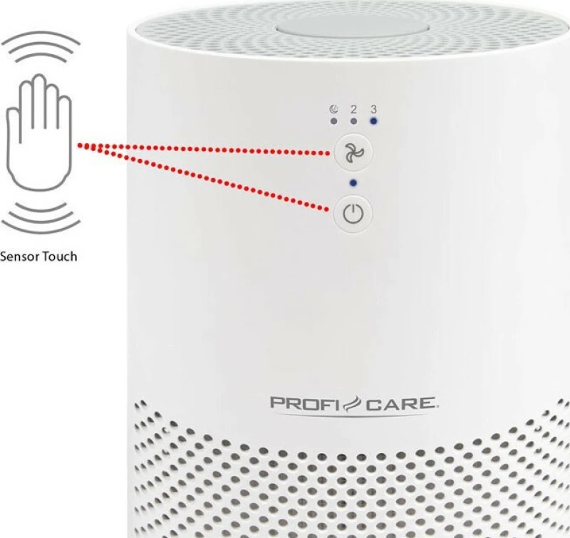 Proficare Pc-Lr 3075 Σύστημα Καθαρισμού Του Αέρα 20 M² Λευκός (Άσπρος) 25 W