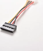 Καλώδιο Τροφοδοσίας 4 pin IDE Αρσενικό Molex σε SATA Θηλυκό (17cm) (OEM)