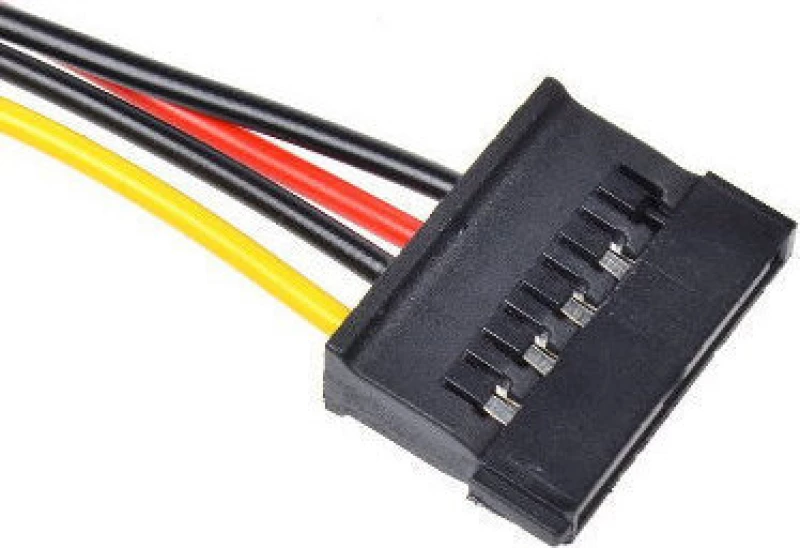 Καλώδιο Τροφοδοσίας 4 pin IDE Αρσενικό Molex σε SATA Θηλυκό (17cm) (OEM)