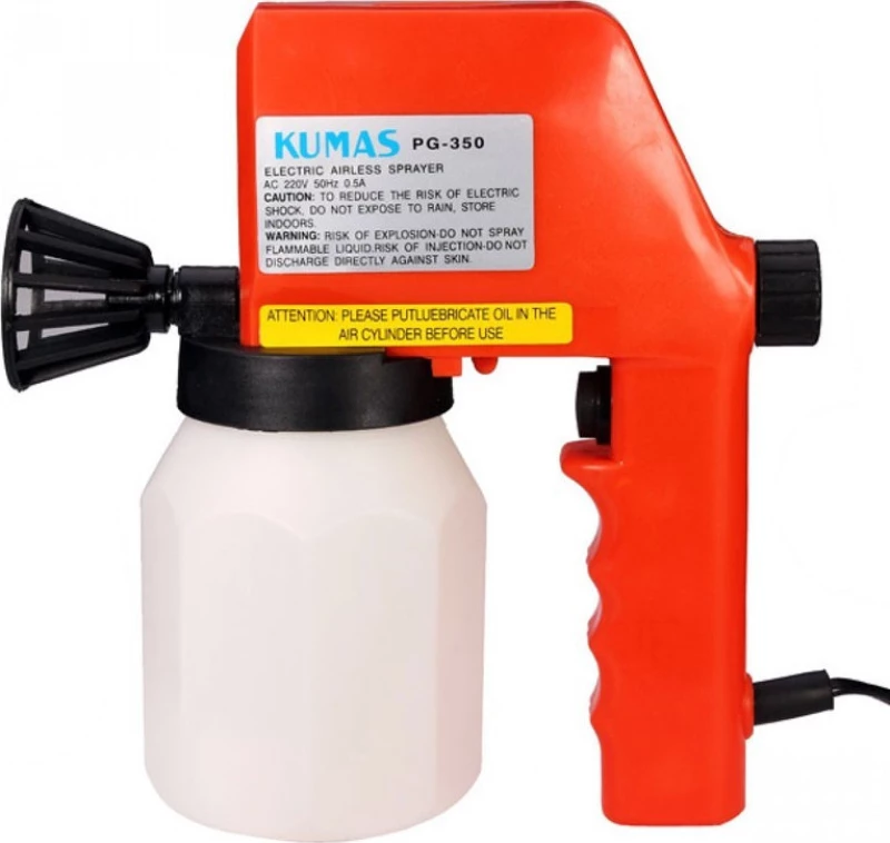 Ηλεκτρικό Πιστόλι Βαφής Σπρέι Kumas Magic Paint Pg-350 Οεμ
