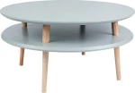 Τραπεζάκι Σαλονιού Ufo Οβάλ 70x70x35cm