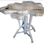 Τραπεζάκι Σαλονιού T 77 Στρογγυλό 70x70x70cm