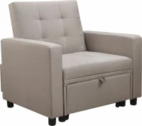 Imola Πολυθρόνα Κρεβάτι Cappuccino Ε9921,13