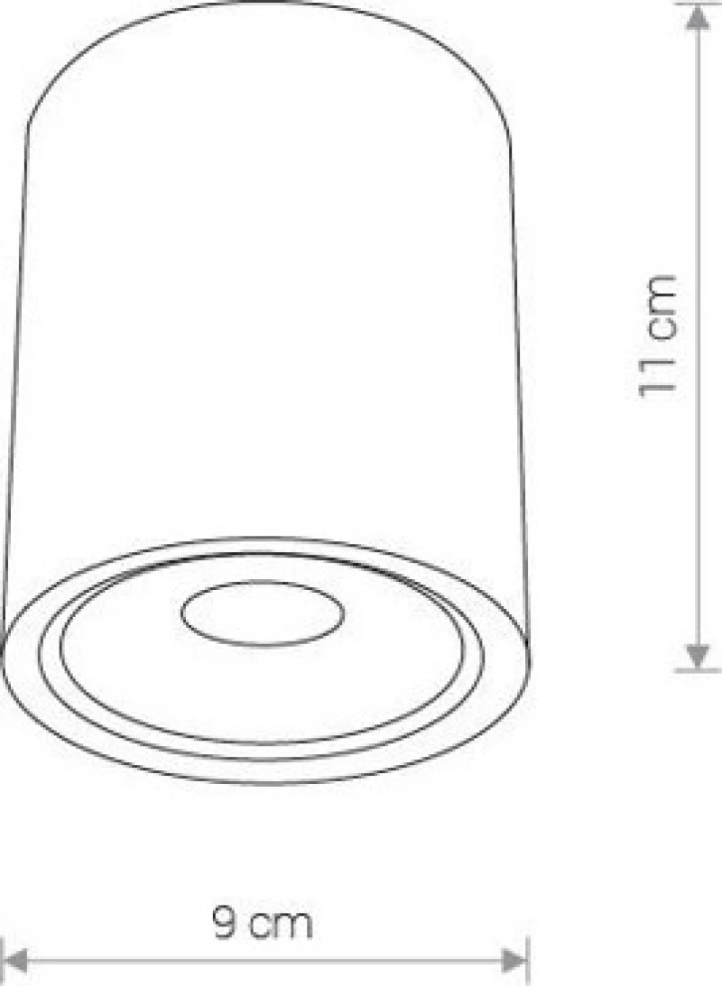 Nowodvorski Εξωτερικό Φωτιστικό Οροφής Edesa Led M 9108