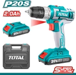 Total TDLI200215 Δραπανοκατσάβιδο Μπαταρίας 20V 2x2Ah
