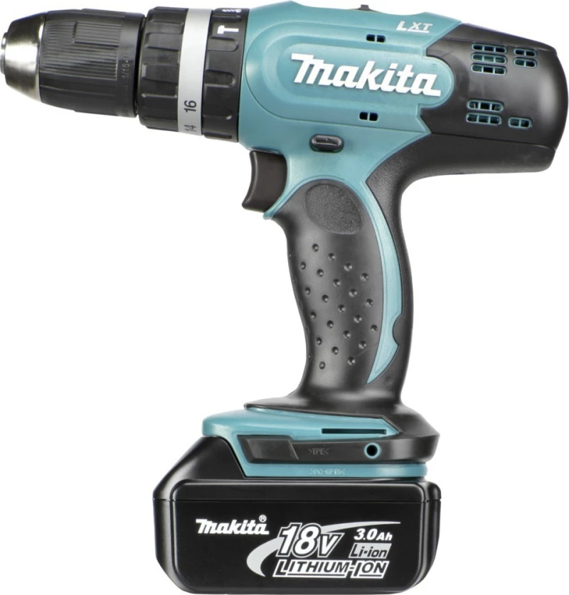 Makita DHP453RFE Κρουστικό Δραπανοκατσάβιδο Μπαταρίας 18V 2x3Ah