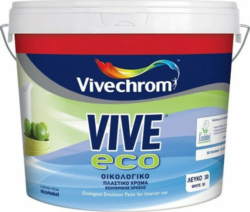 Vivechrom Vive Eco Λευκό 9lt