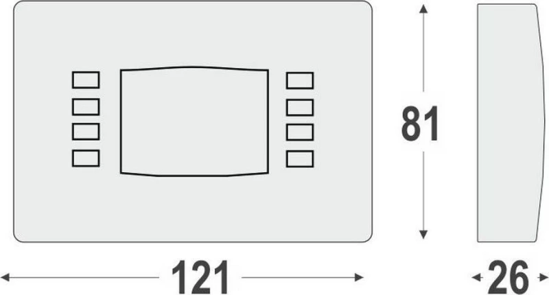 Olympia Electronics BS-813 Θερμοστάτης Εβδομαδιαίος