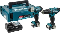 Clx228Aj - Σετ 10.8 - 12V + 2 Μπαταριες X 2.0Ah Makita
