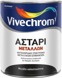 Vivechrom Αστάρι Μετάλλων 2.5lt Λευκό