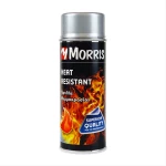Morris Heat Resistant Lacquer 800‎°C Σπρέι Βαφής Υψηλής Θερμοκρασίας Ασημί 400ml