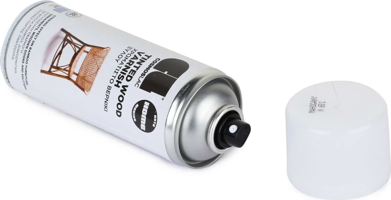 Cosmos Lac Tinted Wood Varnish Σπρέι Βερνίκι Μαόνι 400ml