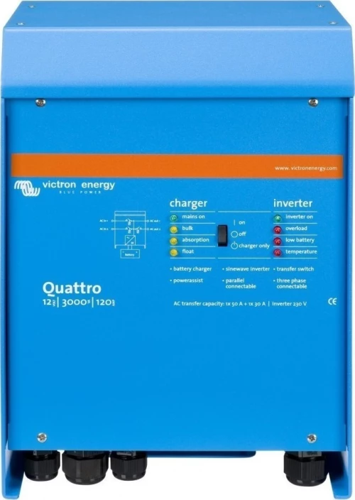Victron Energy Quattro 12/3000/120-50/50