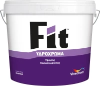 Vivechrom Fit Υδρόχρωμα Λευκό 9lt