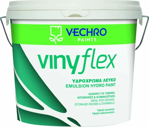 Vechro Vinyflex Υδρόχρωμα Λευκό 9lt