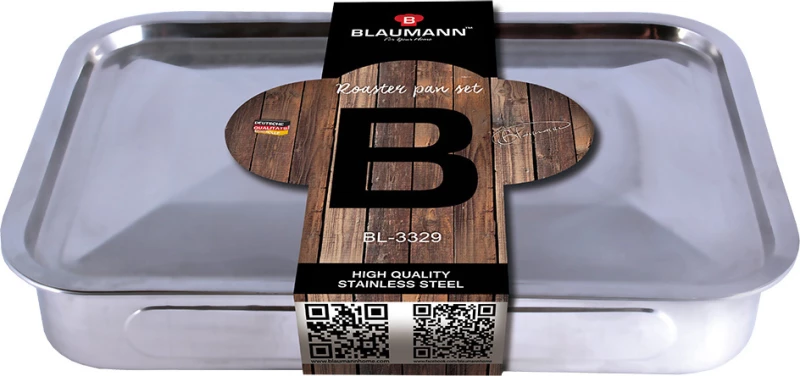 Blaumann Φούρνου Inox 37x27.5cm BL-3329