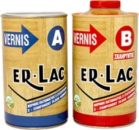 ER-LAC Βερνίκι Πατώματος Vernis Γυαλιστερό 1lt + 1lt