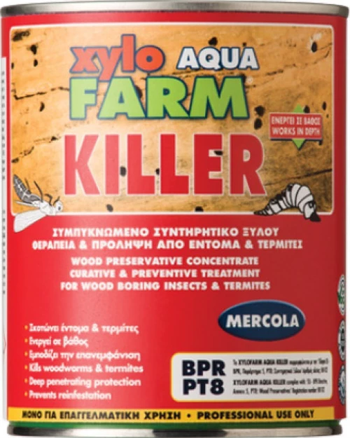Mercola Συντηρητικό Xylofarm Aqua Killer 0.75lt Διάφανο