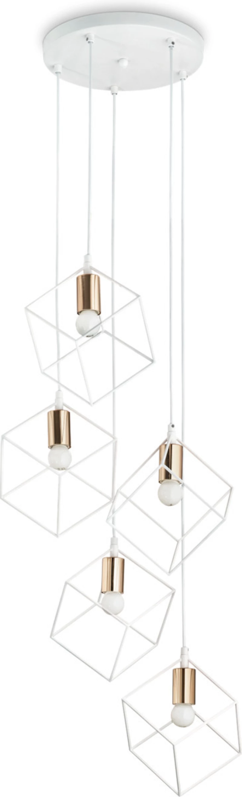 Ideal Lux Ice Κρεμαστό Φωτιστικό Μοντέρνο Πολύφωτο Λευκό