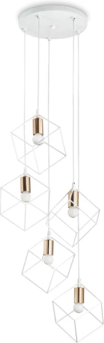 Ideal Lux Ice Κρεμαστό Φωτιστικό Μοντέρνο Πολύφωτο Λευκό