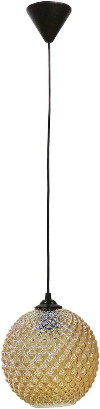 Heronia GL-5010/20 1/L Κρεμαστό Φωτιστικό Μοντέρνο Μονόφωτο Μελί