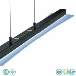 Trio Lighting Lighting Smash Κρεμαστό Φωτιστικό Μοντέρνο LED Ράγα Μαύρο