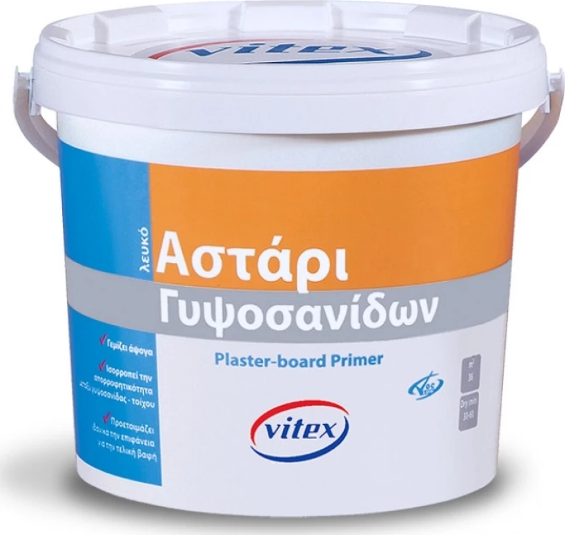 Vitex Gypsum Board 10lt Λευκό
