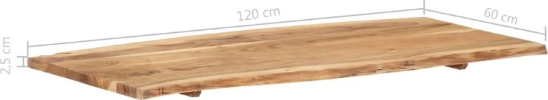 vidaXL Επιφάνεια Τραπεζιού 286333 120x60cm