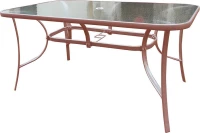 Τραπέζι Δείπνου TAB-14080BR 140x80x72cm