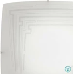 Fan Europe Concept-PL40 Πλαφονιέρα Οροφής Λευκή από Γυαλί