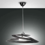 Fabas Luce Aragon Κρεμαστό Φωτιστικό Μοντέρνο Μονόφωτο Μαύρο