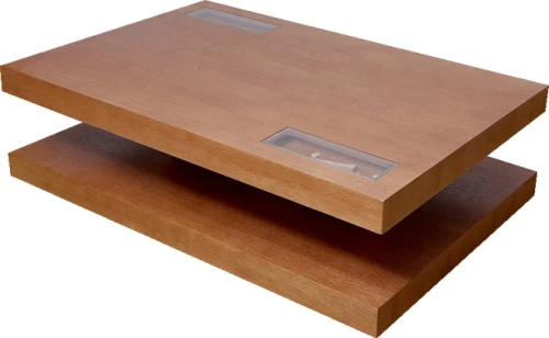 Τραπεζάκι Σαλονιού ΜΑΝ-002 Τετράγωνο 120x80x36cm