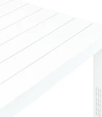 vidaXL Τραπέζι Κήπου Λευκό 78 x 78 x 72 εκ. Πλαστικό